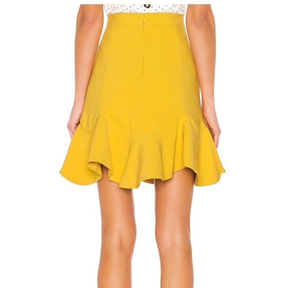 Bardot Yellow Skirt - Picture 5 of 5